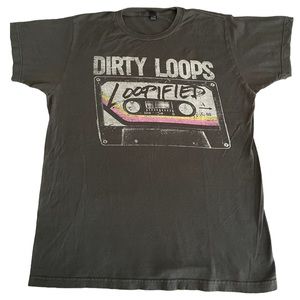 Dirty Loops 2014 Loopified World Tour Concert Short Sleeve Tee Shirt Adult M